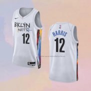 Camiseta Brooklyn Nets Joe Harris NO 12 Ciudad 2022-23 Blanco