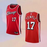 Camiseta Chicago Bulls Garrett Temple NO 17 Ciudad 2021-22 Rojo