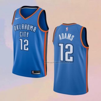 Camiseta Oklahoma City Thunder Steven Adams NO 12 Icon Azul