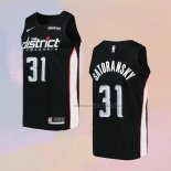 Camiseta Washington Wizards Tomas Satoransky NO 31 Ciudad 2018-19 Negro