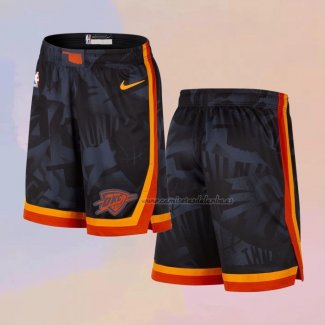 Pantalone Oklahoma City Thunder Ciudad 2023-24 Negro