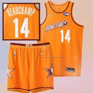 Camiseta 2022 Rising Star Marjon Beauchamp NO 14 Worthy Naranja