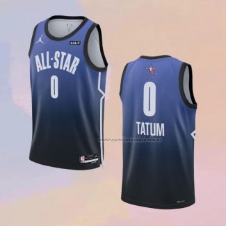 Camiseta All Star 2023 Boston Celtics Jayson Tatum NO 0 Azul