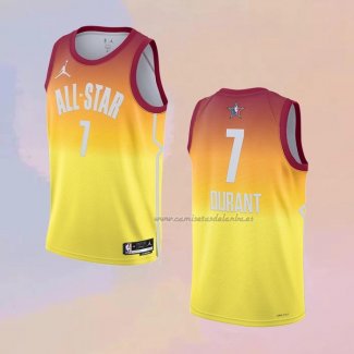 Camiseta All Star 2023 Brooklyn Nets Kevin Durant NO 7 Naranja