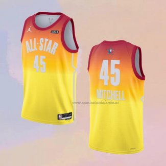 Camiseta All Star 2023 Utah Jazz Donovan Mitchell NO 45 Naranja