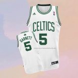 Camiseta Boston Celtics Kevin Garnett NO 5 Blanco