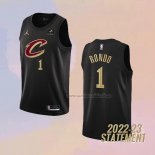 Camiseta Cleveland Cavaliers Rajon Rondo NO 1 Statement 2022-23 Negro