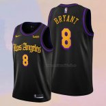 Camiseta Los Angeles Lakers Kobe Bryant NO 8 Ciudad 2019-20 Negro