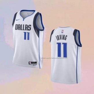 Camiseta Nino Dallas Mavericks Kyrie Irving NO 11 Association 2022-23 Blanco