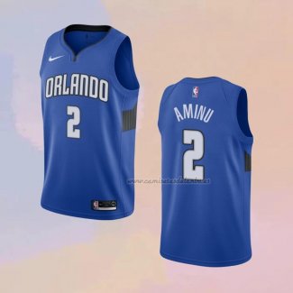 Camiseta Orlando Magic Al-Farouq Aminu NO 2 Statement Edition Azul