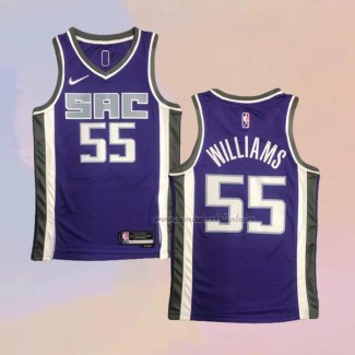 Camiseta Sacramento Kings Jason Williams NO 55 Icon 2020-21 Violeta