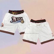 Pantalone Philadelphia 76ers Just Don Blanco2