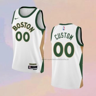 Camiseta Boston Celtics Personalizada Ciudad 2023-24 Blanco