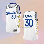 Camiseta Golden State Warriors Stephen Curry NO 30 Champs Whitestars 2022-23 Blanco