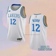 Camiseta Los Angeles Lakers Kendrick Nunn NO 12 Classic 2022-23 Blanco