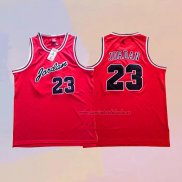 Camiseta Michael Jordan NO 23 Rojo Negro