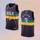 Camiseta New Orleans Pelicans C.J. Mccollum NO 3 Ciudad 2022-23 Violeta