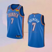 Camiseta Oklahoma City Thunder Chet Holmgren NO 7 Icon Azul