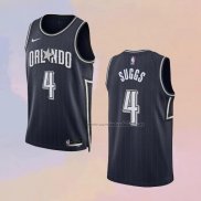 Camiseta Orlando Magic Jalen Suggs NO 4 Ciudad 2023-24 Azul