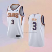 Camiseta Phoenix Suns Chris Paul NO 3 Association 2021 Blanco