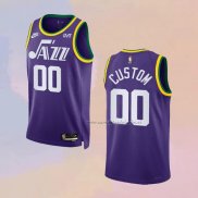 Camiseta Utah Jazz Personalizada Classic 2023-24 Violeta