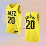 Camiseta Utah Jazz Udoka Azubuike NO 20 Icon 2022-23 Amarillo