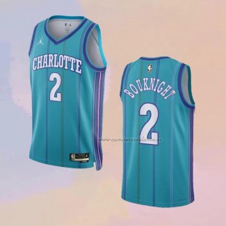 Camiseta Charlotte Hornets James Bouknight NO 2 Classic 2023-24 Verde