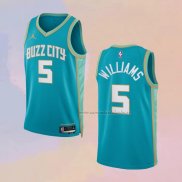 Camiseta Charlotte Hornets Mark Williams NO 5 Ciudad 2023-24 Verde