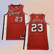 Camiseta Chicago Bulls Michael Jordan NO 23 Ciudad 2021-22 Rojo