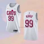 Camiseta Cleveland Cavaliers Ricky Rubio NO 99 Association 2022-23 Blanco