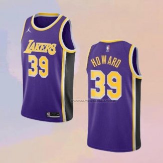 Camiseta Los Angeles Lakers Dwight Howard NO 39 Statement 2021-22 Violeta