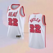 Camiseta Miami Heat Jimmy Butler NO 22 Classic 2022-23 Blanco