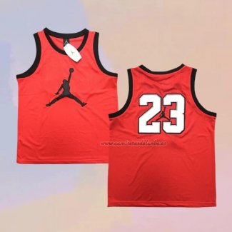 Camiseta Michael Jordan NO 23 Rojo Blanco