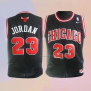 Camiseta Nino Chicago Bulls Michael Jordan NO 23 Negro2