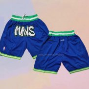 Pantalone Dallas Mavericks Just Don Azul