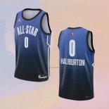 Camiseta All Star 2023 Indiana Pacers Tyrese Haliburton NO 0 Azul