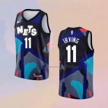 Camiseta Brooklyn Nets Kyrie Irving NO 11 Ciudad 2023-24 Negro