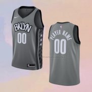 Camiseta Brooklyn Nets Personalizada Statement 2019-20 Gris