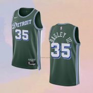 Camiseta Detroit Pistons Marvin Bagley III NO 35 Ciudad 2022-23 Verde