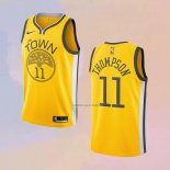 Camiseta Golden State Warriors Klay Thompson NO 11 Earned Amarillo