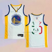 Camiseta Golden State Warriors Stephen Curry NO 30 2022 Slam Dunk Special Mexico Edition Blanco