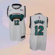 Camiseta Memphis Grizzlies Ja Morant NO 12 Classic Blanco