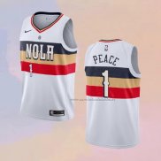 Camiseta New Orleans Pelicans Zion Williamson NO 1 Earned 2019-20 Blanco