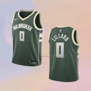 Camiseta Nino Milwaukee Bucks Damian Lillard NO 0 Icon Verde