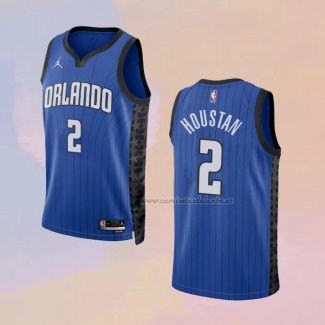 Camiseta Orlando Magic Caleb Houstan NO 2 Statement 2022-23 Azul