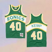 Camiseta Seattle SuperSonics Shawn Kemp NO 40 Historic Retro Verde