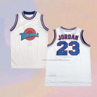 Camiseta Tune Squad Michael Jordan NO 23 Blanco