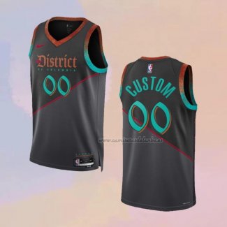 Camiseta Washington Wizards Personalizada Ciudad 2023-24 Negro