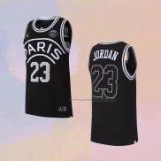 Camiseta AJ x PSG Michael Jordan NO 23 Negro