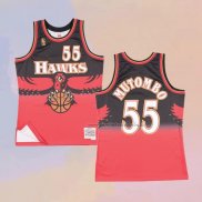 Camiseta Atlanta Hawks Dikembe Mutombo NO 55 Retro Rojo